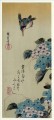 hortensia y martín pescador Utagawa Hiroshige Ukiyoe